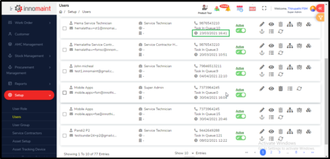 INNOMAINT Version 3.5.14 - Extended Bulk Actions & Customizable Workflows